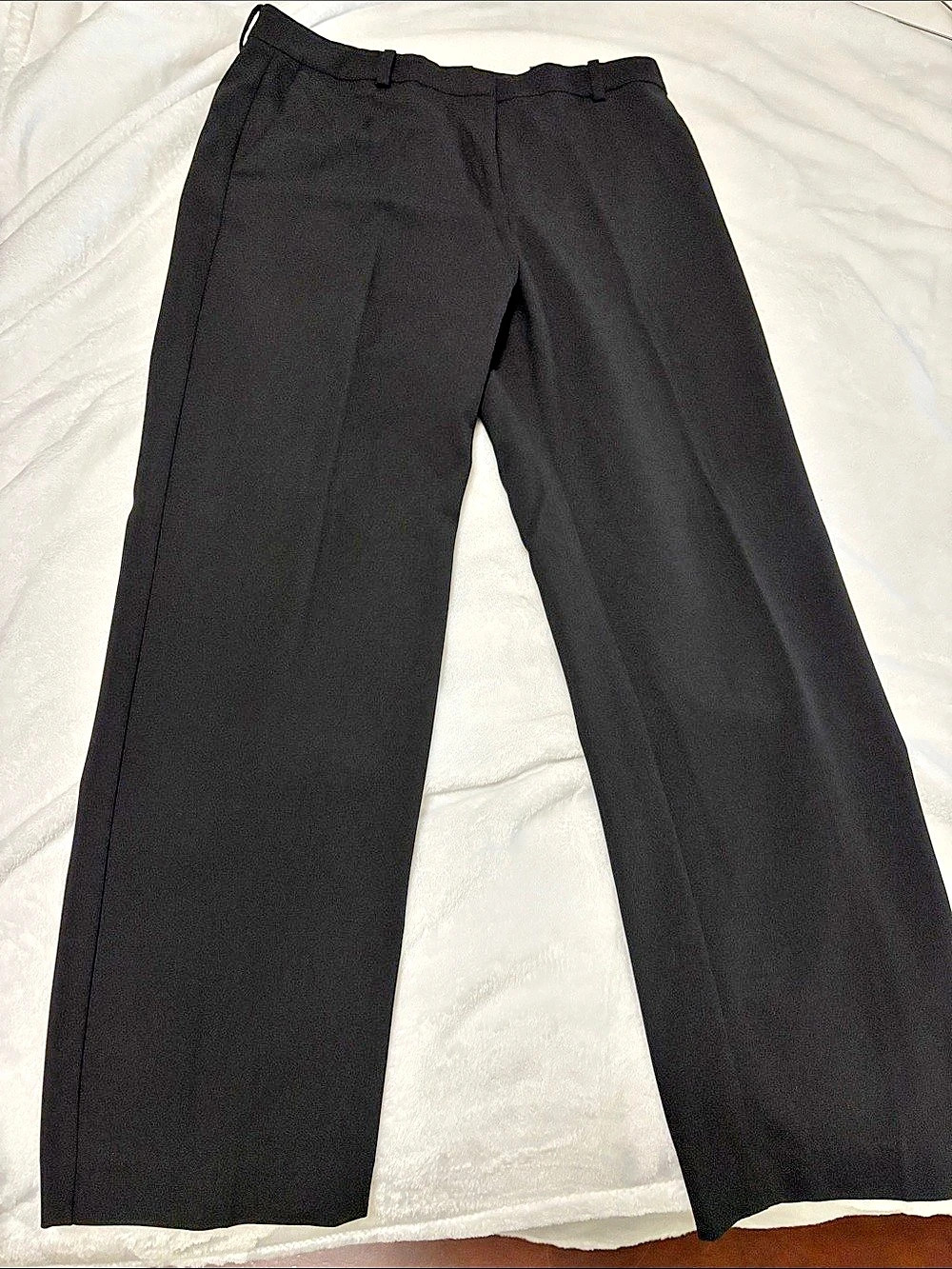 H&M Black Straight-Leg Pants EU 36